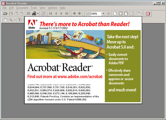 Adobe Acrobat Reader 5.1