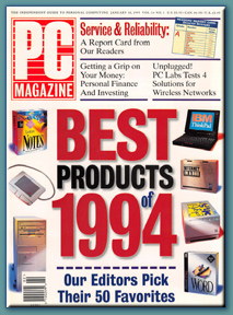 PC Magazine Best Products of 1994